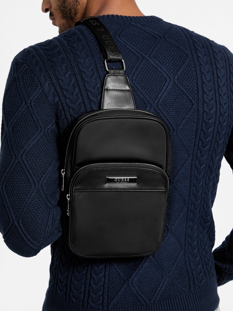日本未入荷☆GUESS Nylon Crossbody Bag☆メンズ Nylon Crossbody | GUESS Factory