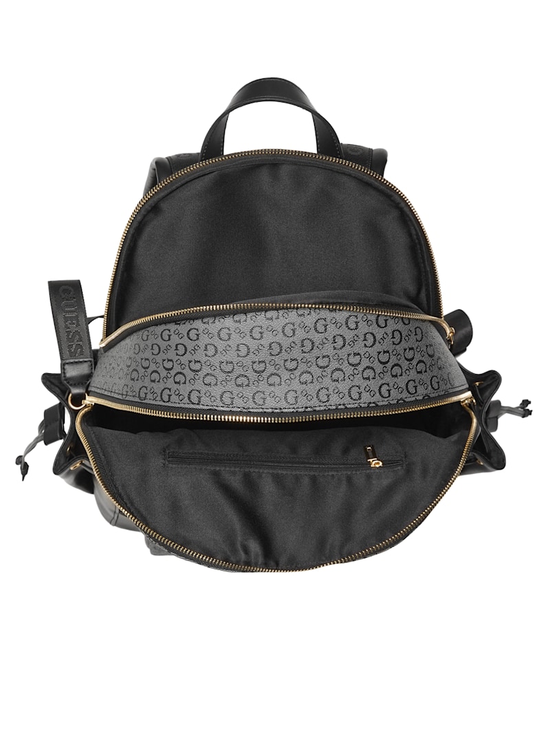 Charli Embossed Logo Backpack | GUESS Factory