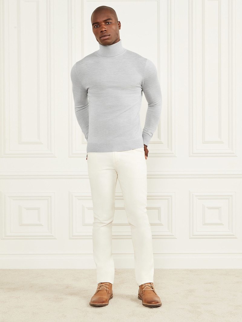 Merino Wool Turtleneck Sweater | GUESS Factory