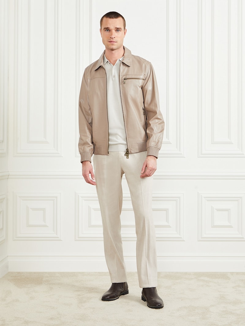 Leather Flight Jacket | GUESS