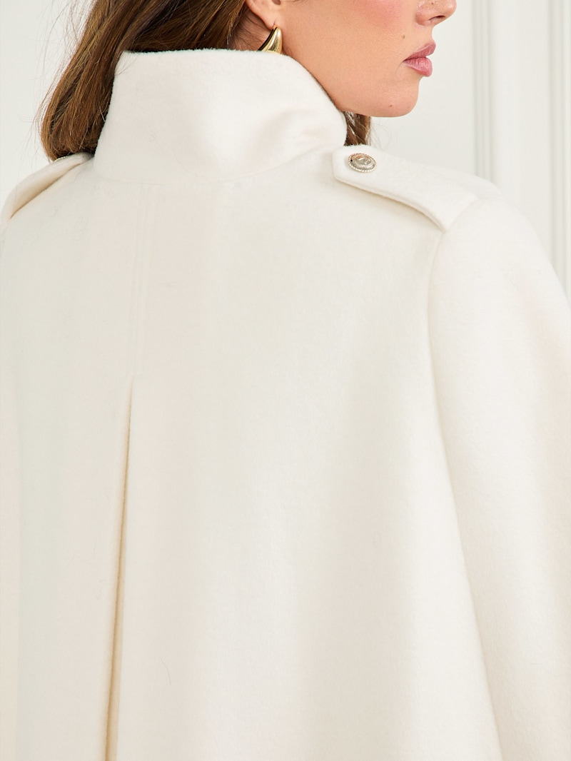 Marlene Wool-Blend Cape | GUESS