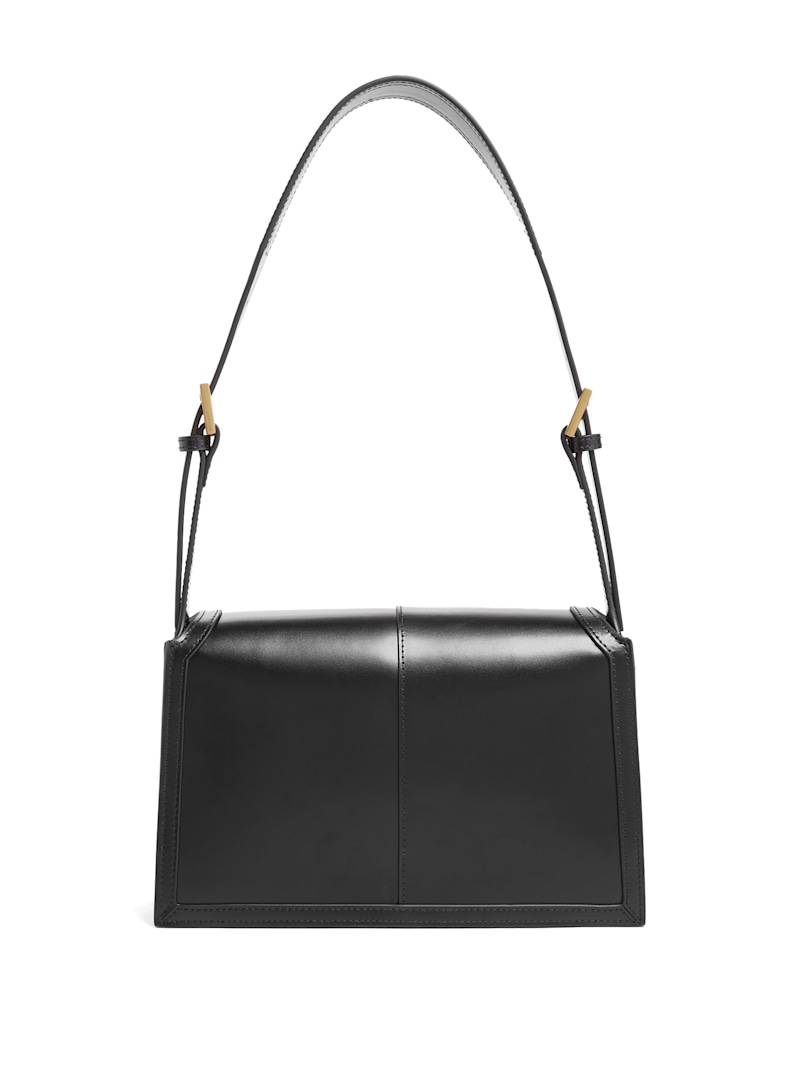 【送料&関税込】BY FAR Black Leather Issa Handbag By Far Women's Leather Issa Handbag | ModeSens