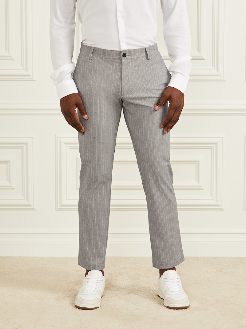 ★即納★MARCIANO GUESS ストレッチ パンツ スラックス 織柄 紺 ☆即納☆MARCIANO GUESS ストレッチ パンツ スラックス 織柄 紺