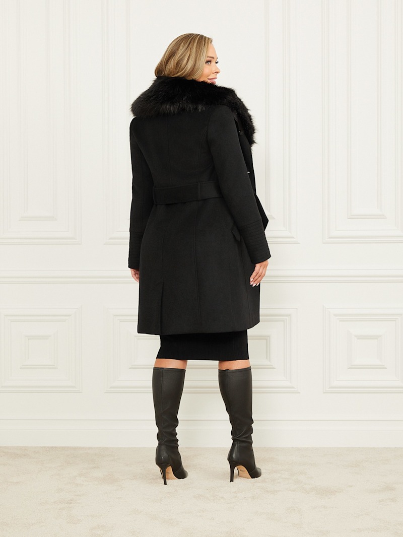 Loreta Wool-Blend Coat | GUESS
