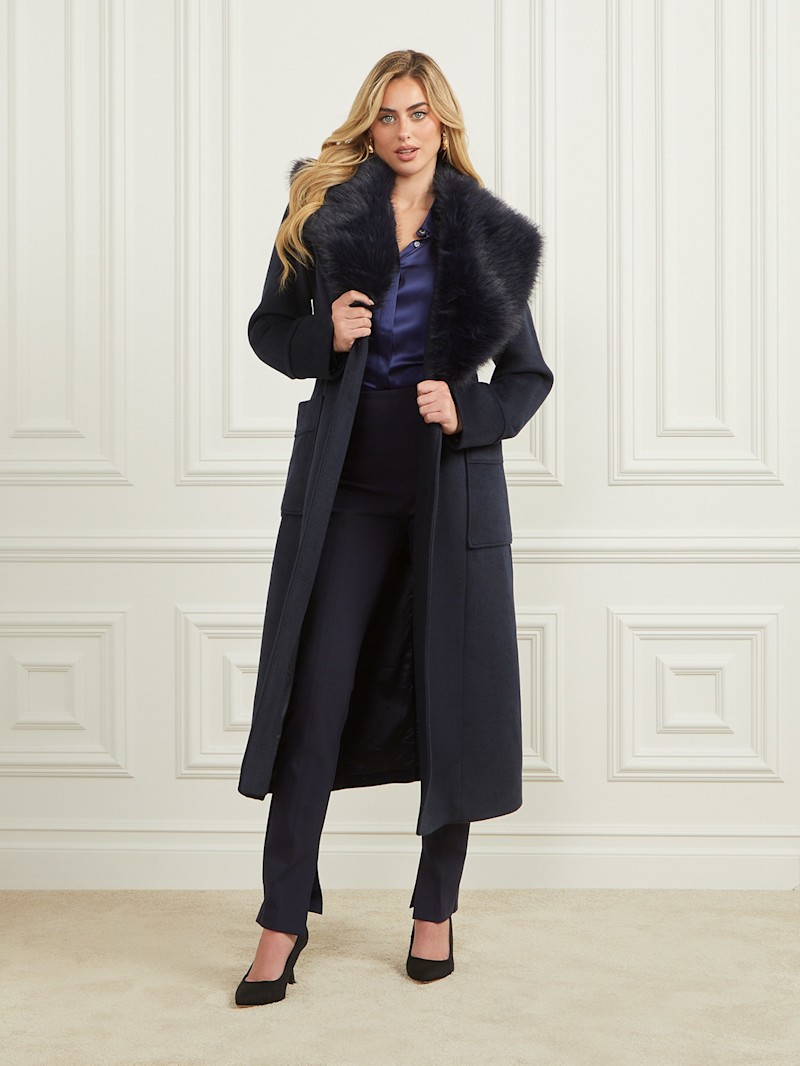 Charlize Wool-Blend Coat | GUESS