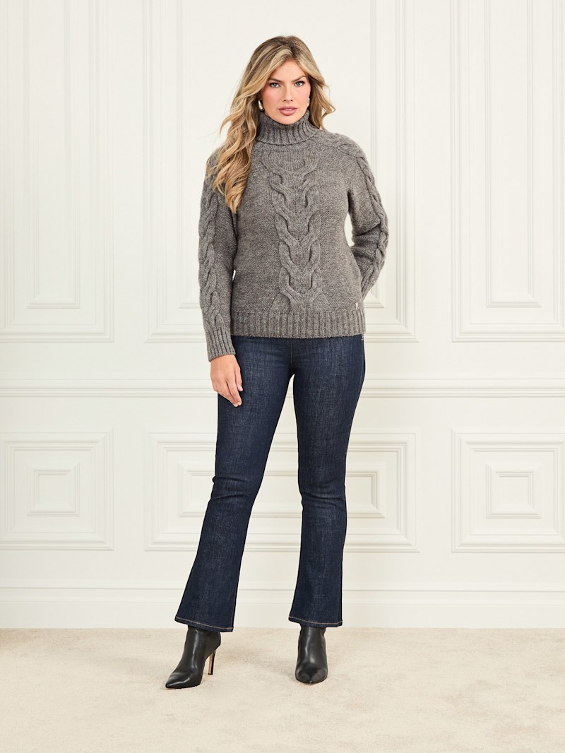 Ginny Cable-Knit Sweater | GUESS