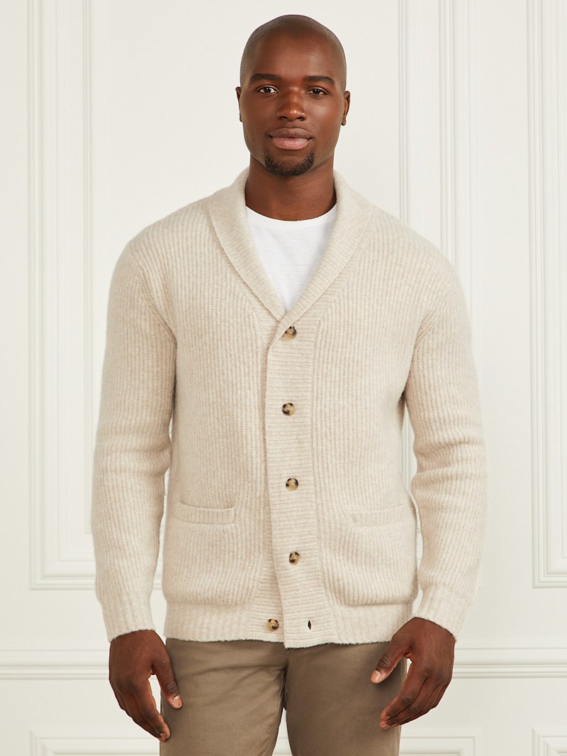 Wool-Blend Cardigan Sweater | GUESS