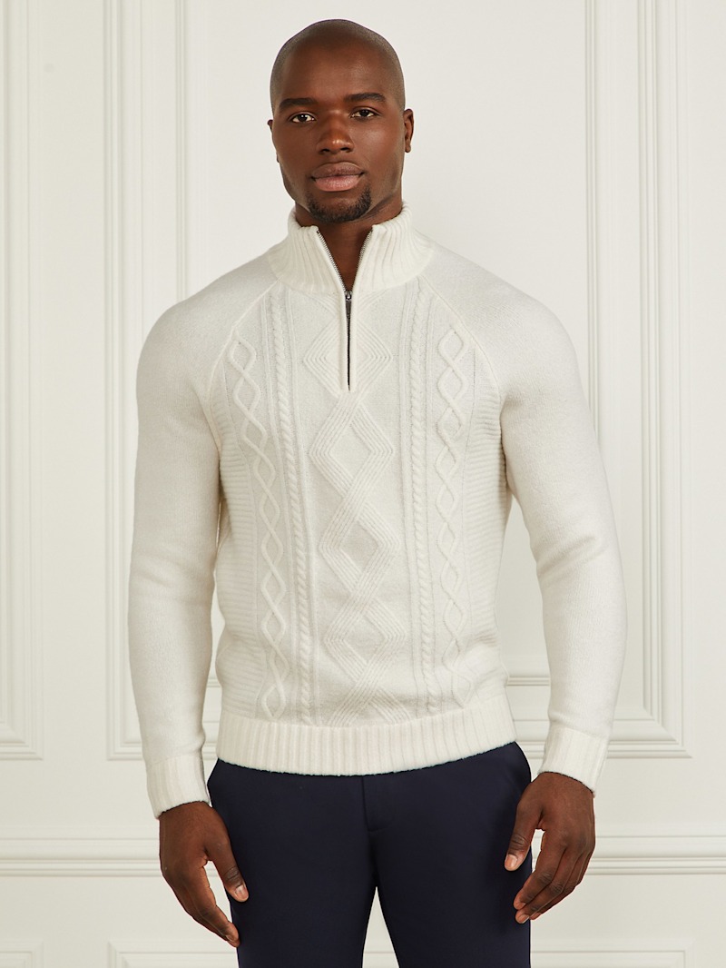 トップス URU HALF ZIP KNIT セール 登場から人気沸騰 URU / HALF ZIP SWEAT-URUの通販EQUAL
