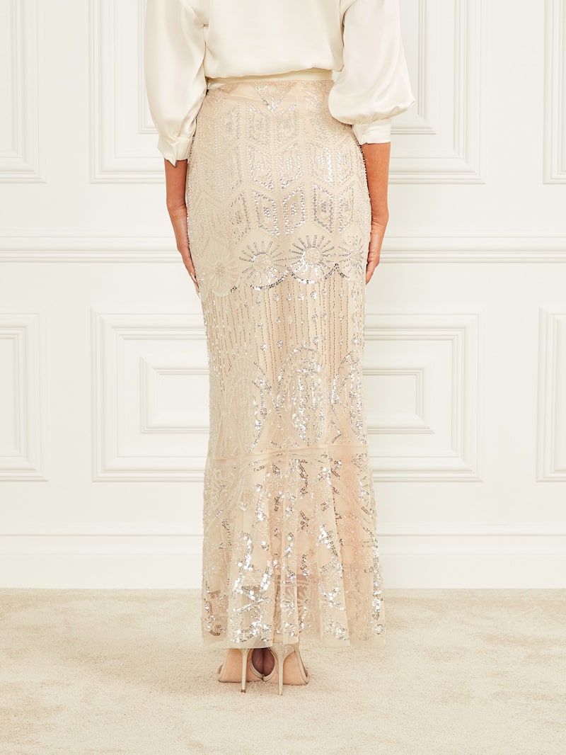 スカート Sportmax White Organza Album1234 Skirt 送料&関税込】SportMax White Organza Album1234 Skirt Gauze