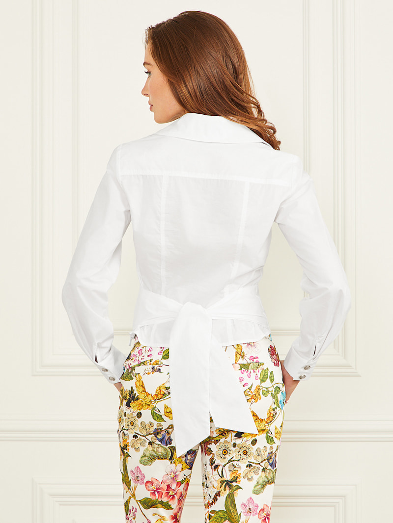 Corinne Poplin Blouse | GUESS