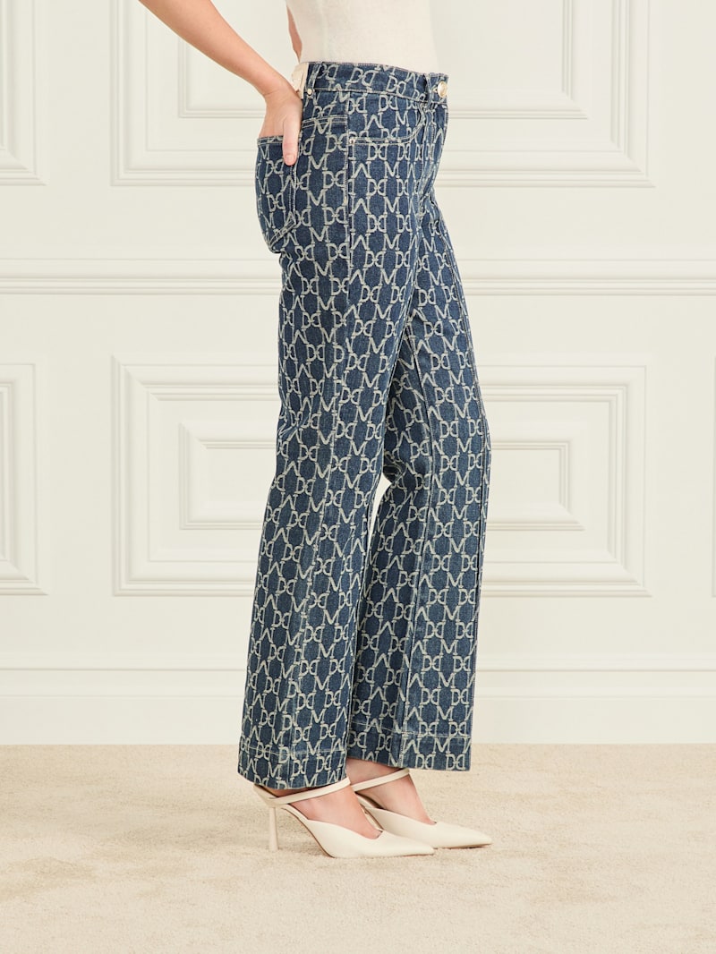 デニム・ジーパン Blumarine SS25 Printed denim jeans (4J105A M1465) Denim | Blumarine