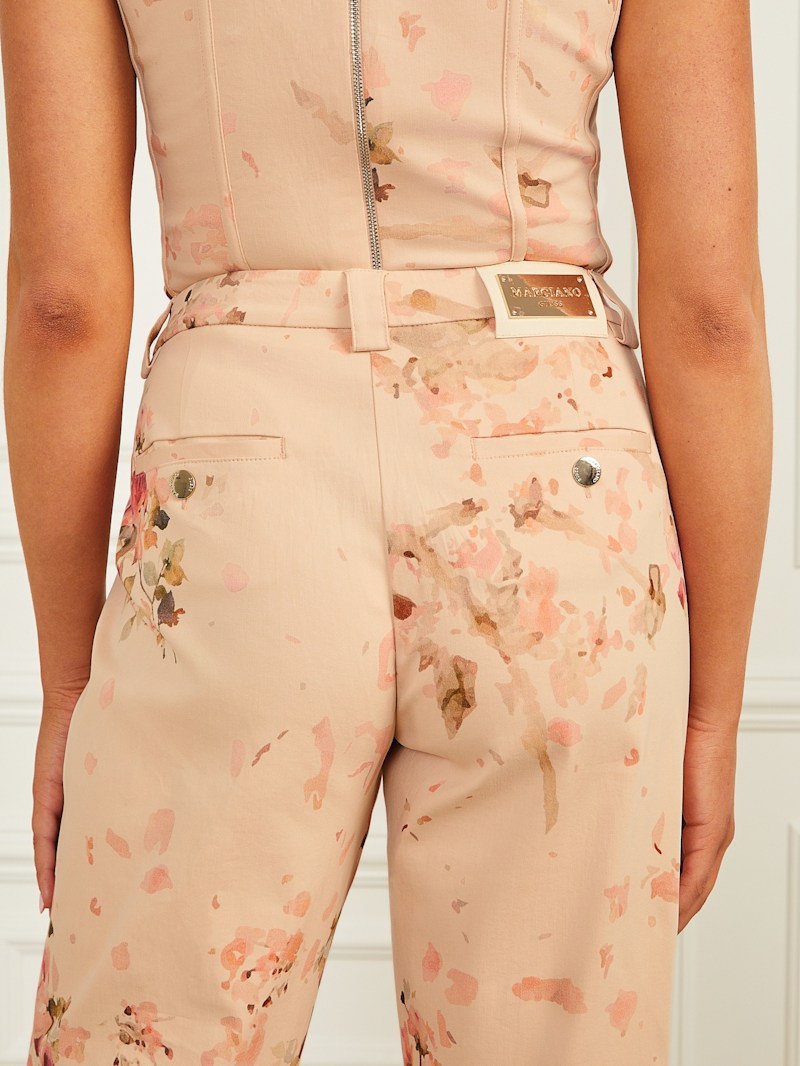 シ*ズ様 JANE SMITH FLOWER PRINT ORGANDY スカー Girl Peachskin Floral The Courtyard Jumpsuit by Janie and Jack
