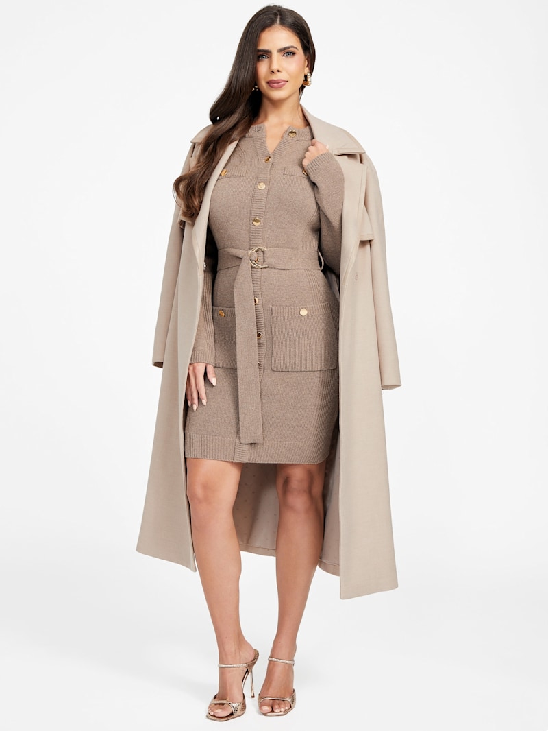 Afrah Pockets Sweater Dress | GUESS Canada