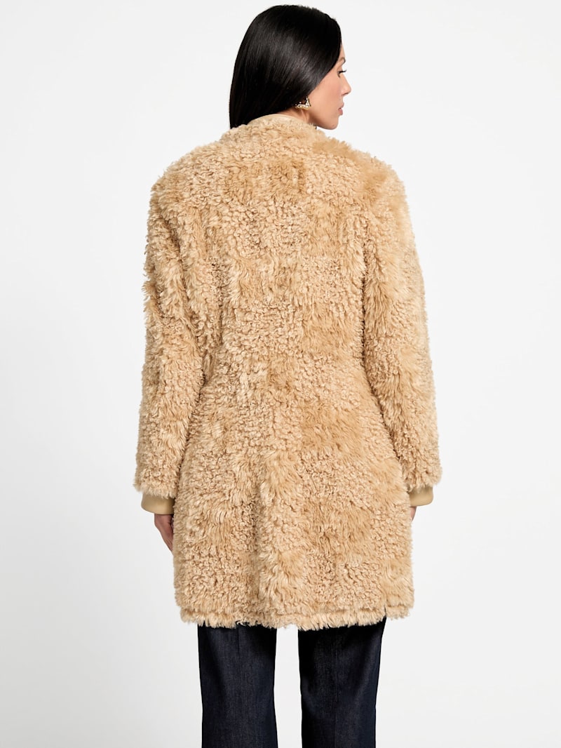 Rachel Faux-Fur Midi Coat | Marciano