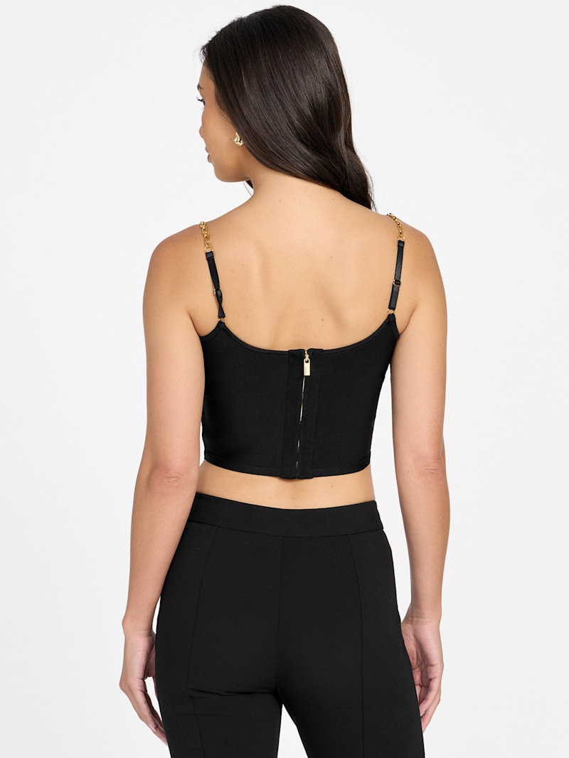 Aisha Bustier Bandage Crop Top | GUESS