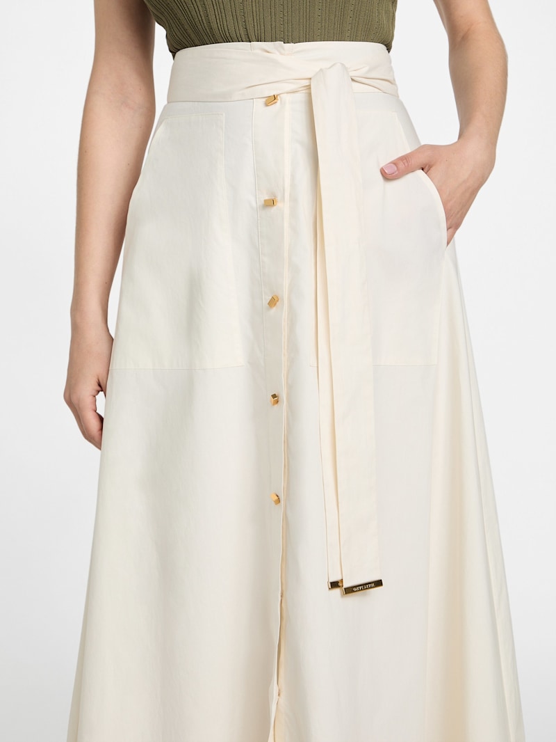 Pat Belted Maxi Skirt | GUESS