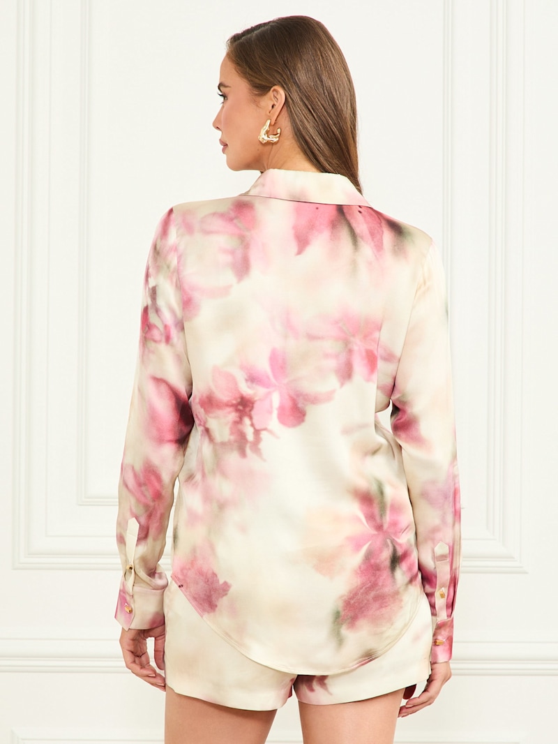 売れ筋商品|||ブルンスバザー シャツ レディース トップス MOSS ROSE GINIA  - Blouse - white/silver Amazon.com: Zeagoo Long Sleeve Shirts for Women Satin