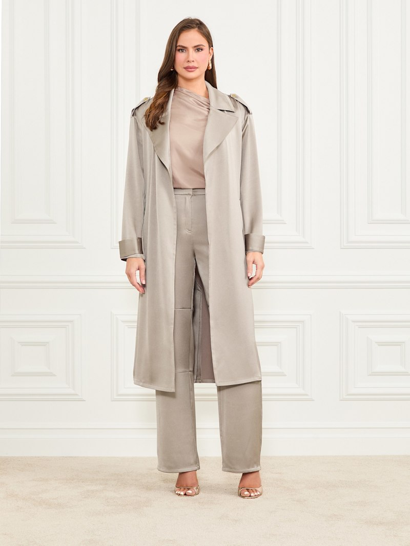 Eva Satin Trench Coat | Marciano