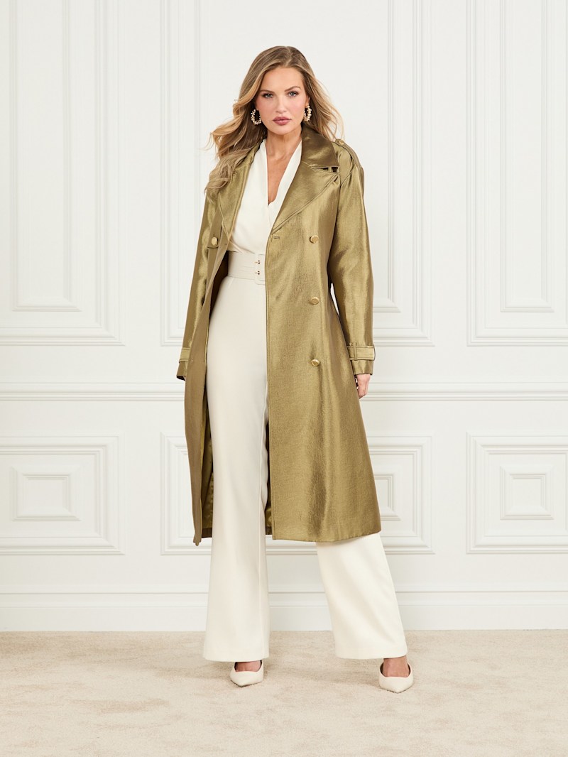 【AMERI】UNDRESSED ECO FUR TRENCH COAT  M AMERI UNDRESSED ECO FUR TRENCH COAT