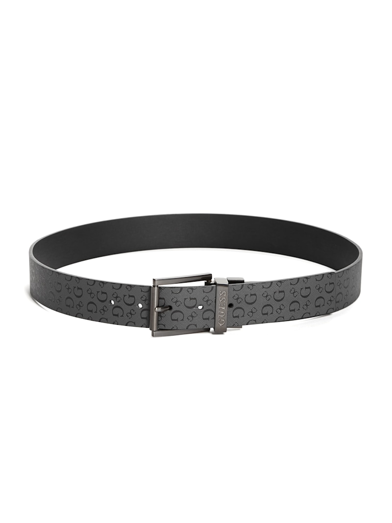 GUESS ロゴ リバーシブル ベルト GUESS メンズベルト 人気ブランド ゲス-GUESS- ロゴバックル