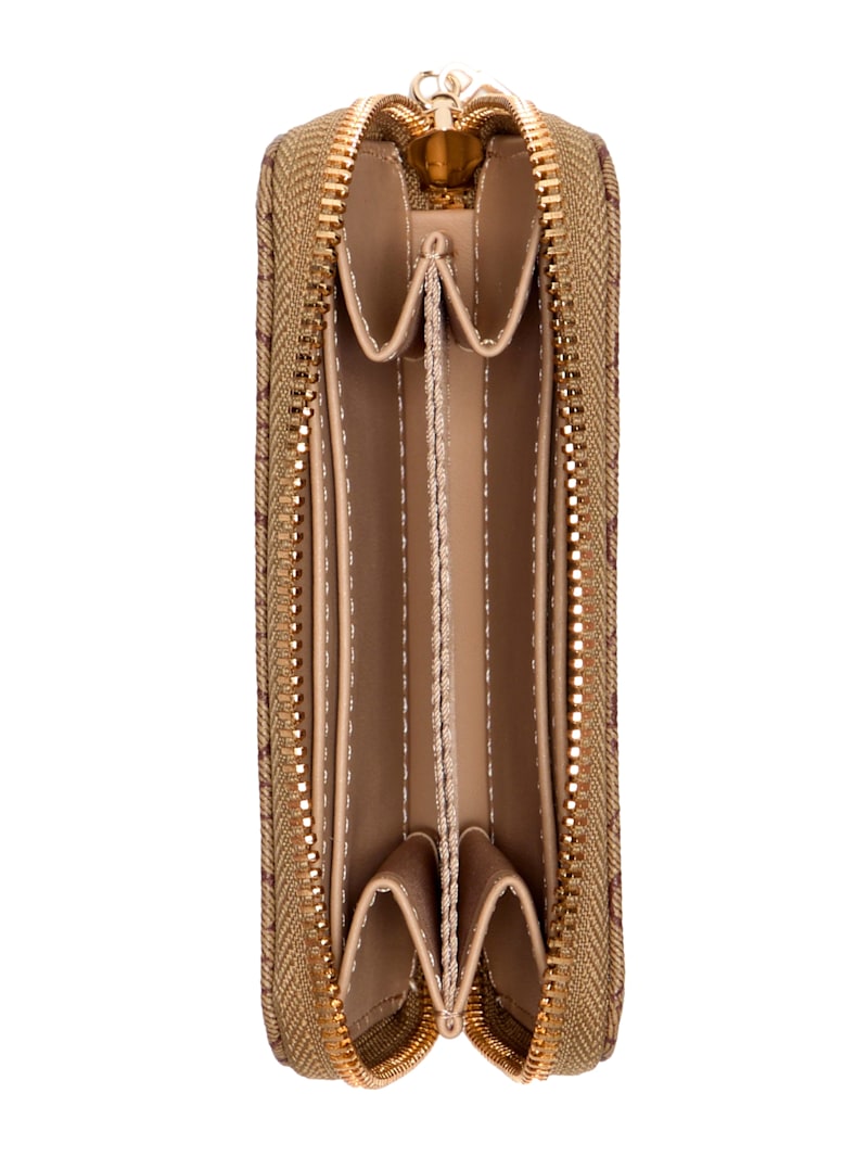Saffron Logo Zip Wallet | GUESS Factory Ca