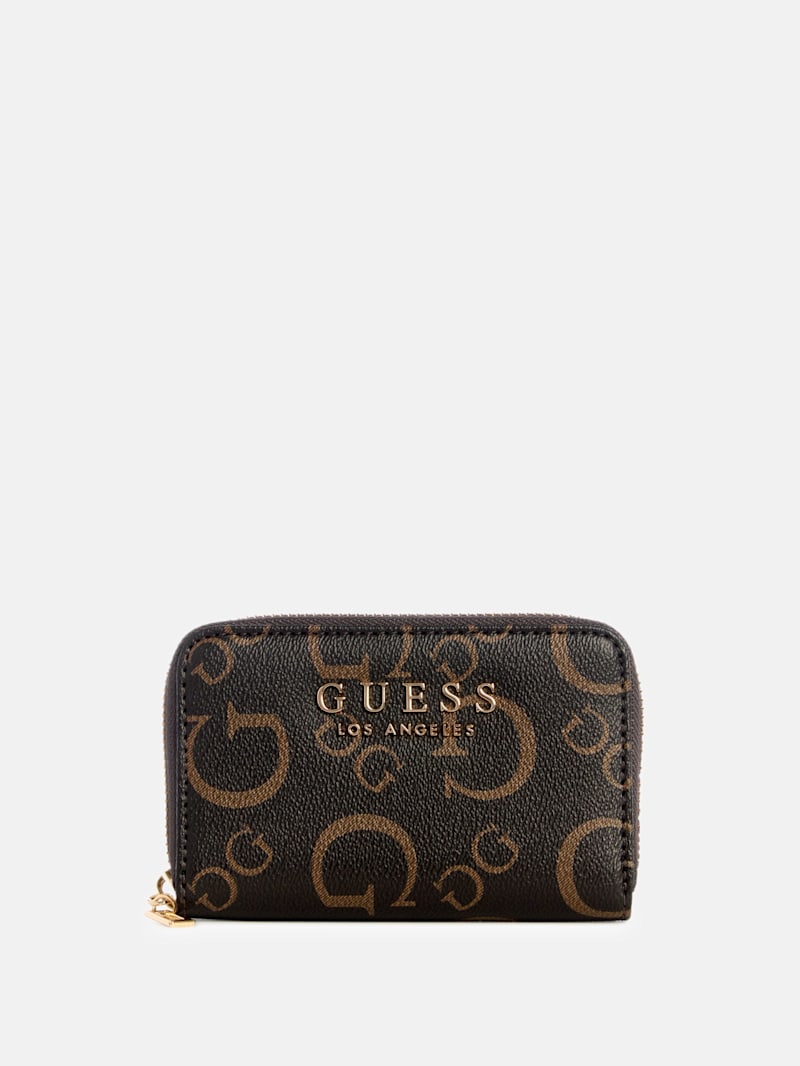 Saffron Logo Zip Wallet | GUESS Factory Ca
