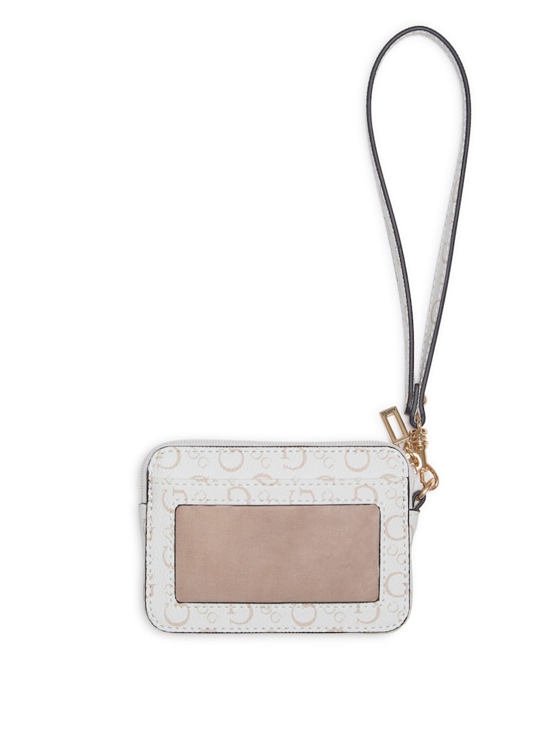 Eldoria Logo Small Zip Wristlet Wallet | GUESS Factory