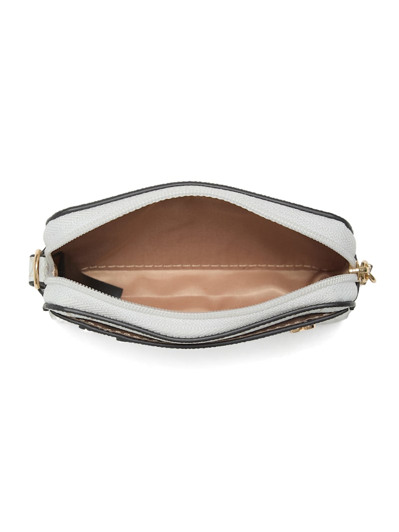 エリ Eldoria Logo Small Zip Wristlet Wallet | GUESS Factory