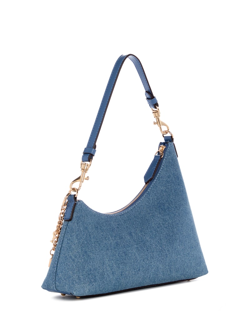 Brandi Denim Shoulder Bag | GUESS Factory Ca