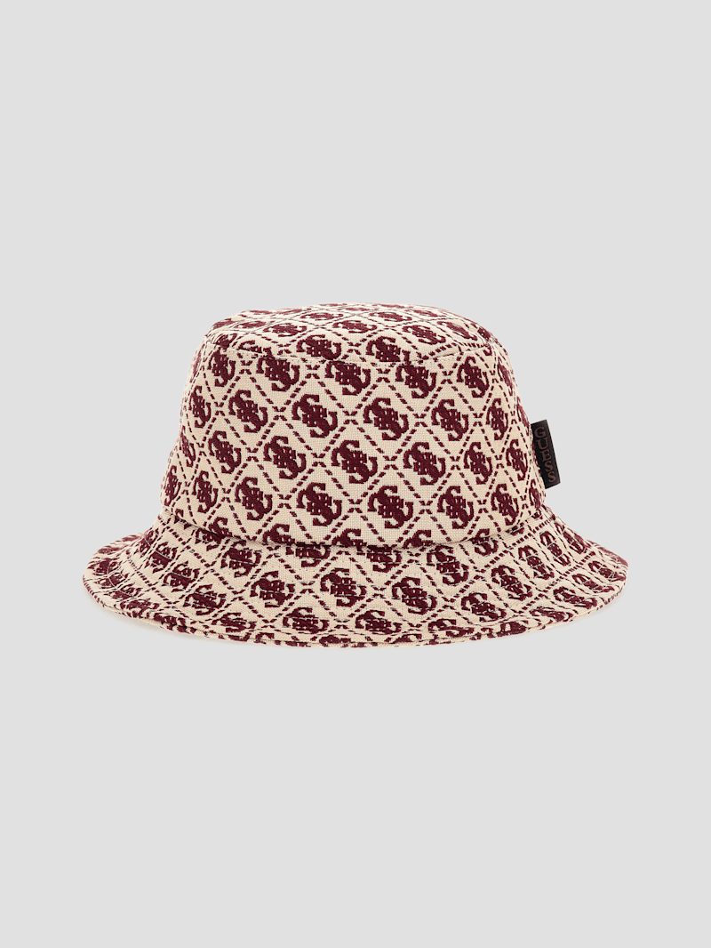 Izzy Jacquard Quattro G Bucket Hat | GUESS Canada