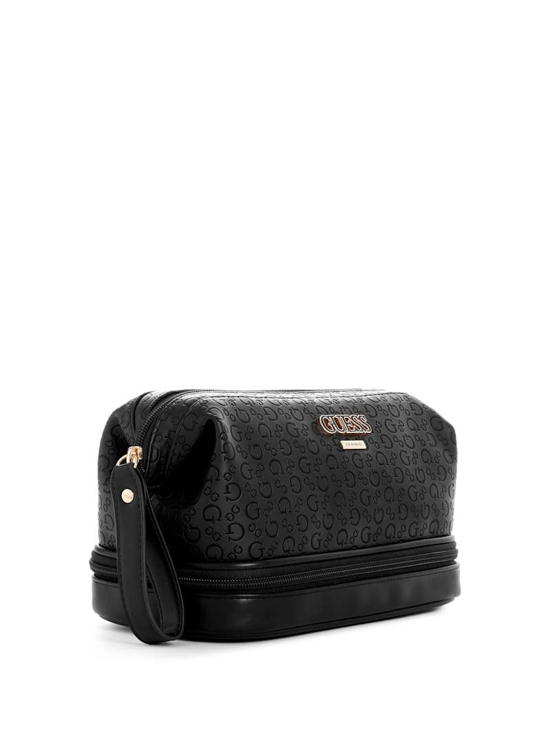 Charlestown Logo Bottom-Zip Toiletry Bag | GUESS Factory