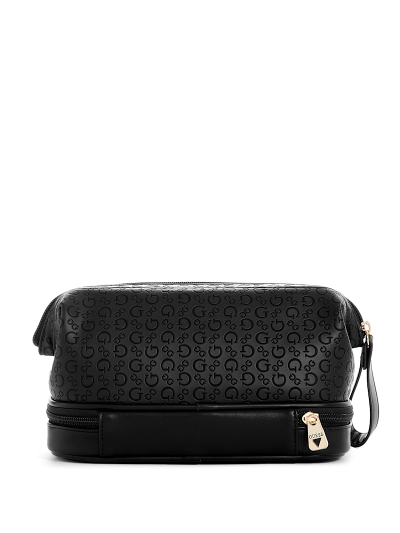 Charlestown Logo Bottom-Zip Toiletry Bag | GUESS Factory