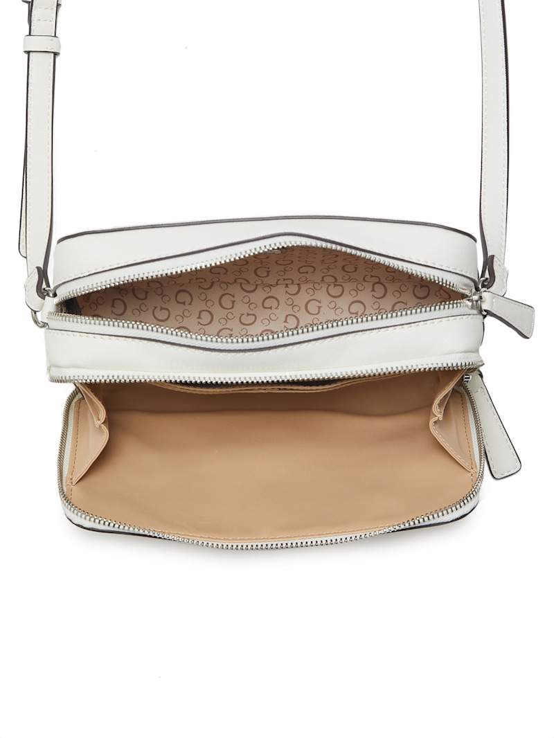 Artemis Mini Double-Zip Crossbody | GUESS Factory Ca