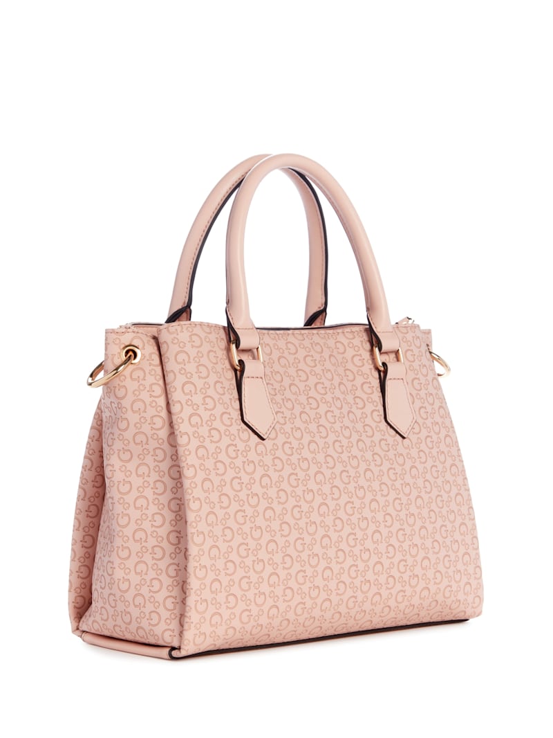 Zakaria Embossed Logo Satchel