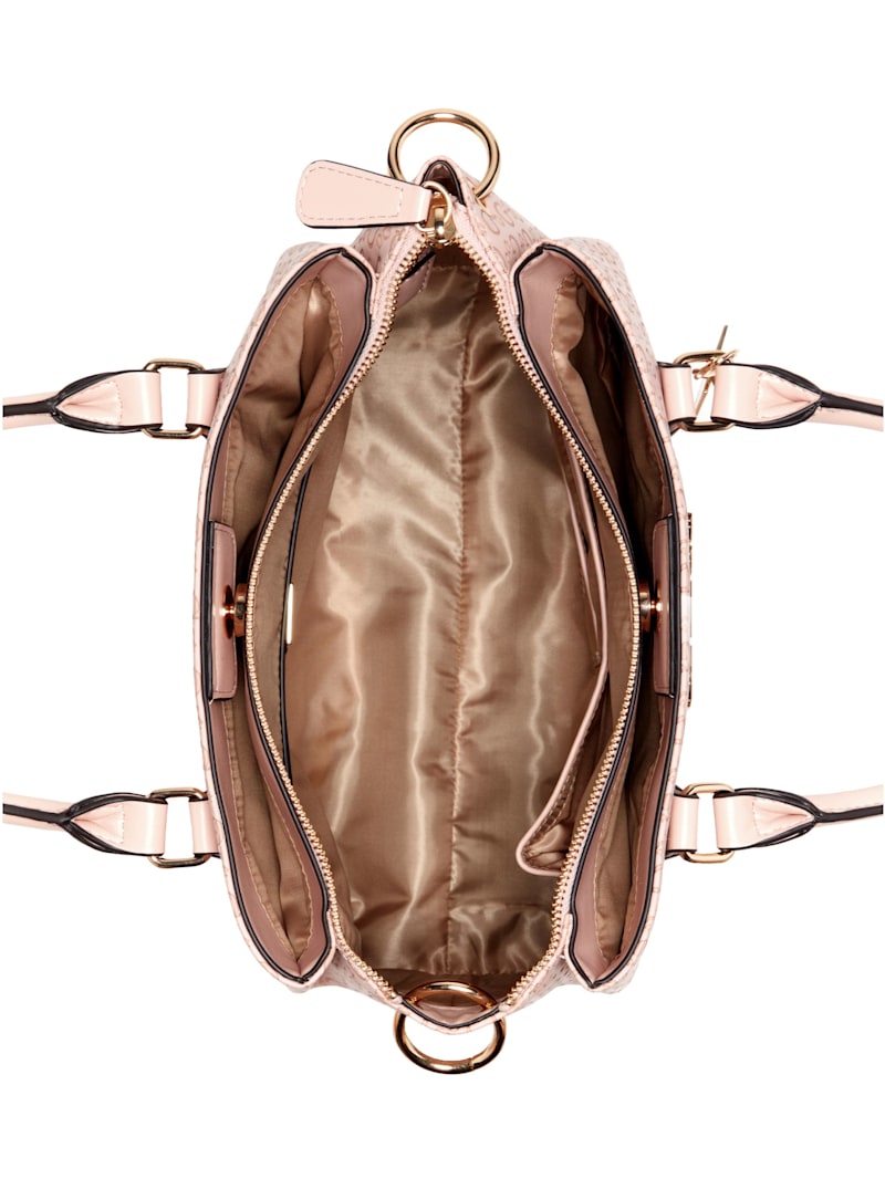 Zakaria Embossed Logo Satchel