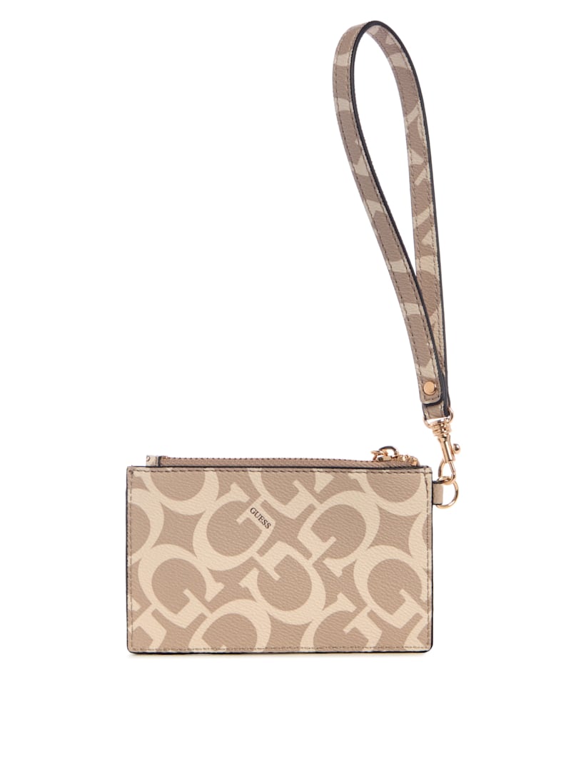 Abree G Logo Card Case Wristlet | GUESS Factory Ca