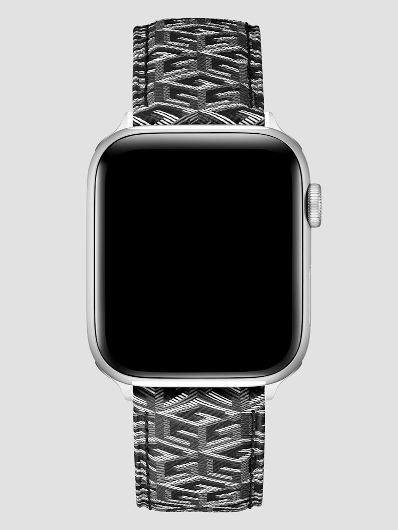 Bracelet en cuir gris G-Cube pour Apple Watch® 42-44 mm GUESS Canada