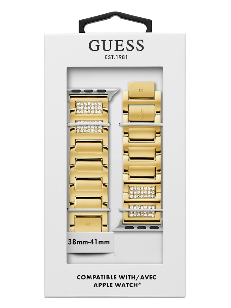GUESS★ステンレス製 ゴールドチェーンxGロゴ Apple Watchバンド GUESS☆ステンレス製 ゴールドチェーンxGロゴ Apple Watchバンド