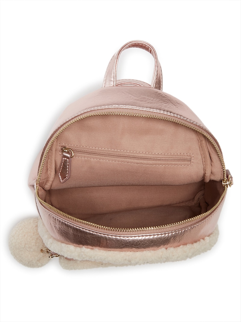 Gina Sherpa Backpack | GUESS Factory