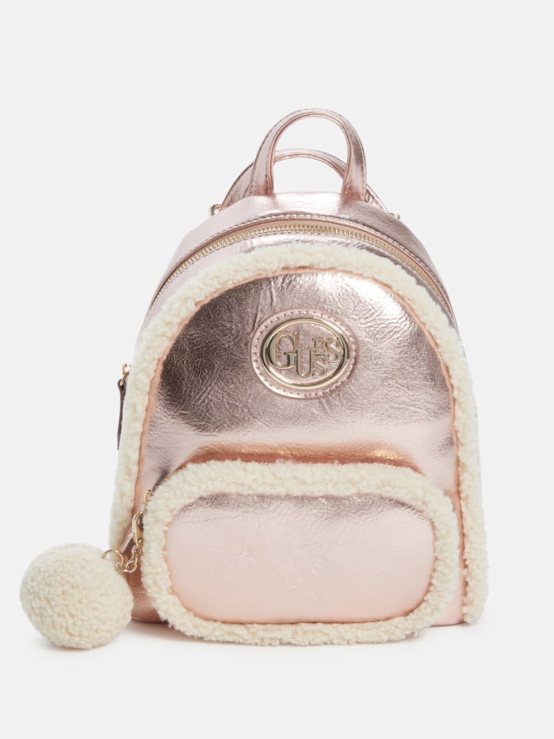 Gina Sherpa Backpack | GUESS Factory