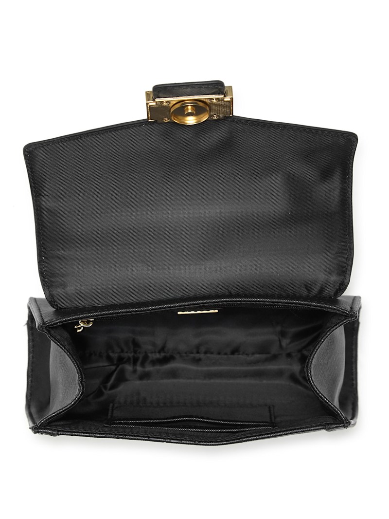 accent handle 2way bag／black Eternel Black/Black Women's Top Handle Bags | ALDO Canada
