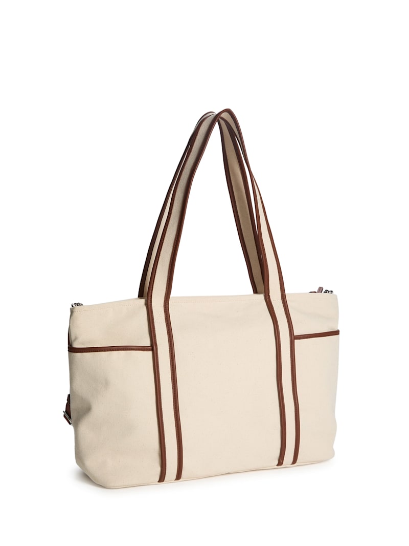 【PORTERNA】Beth Oven Tote Bag PortoVino City Tote Bag - Canvas Wine Purse with Hidden