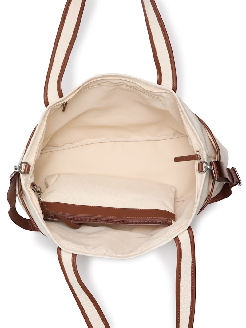 Canvas Logo Tote | GUESS Factory Ca
