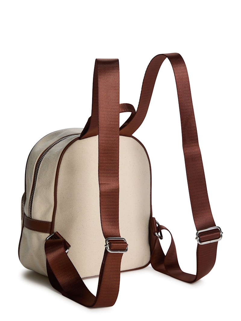Canvas Logo Backpack | GUESS Factory