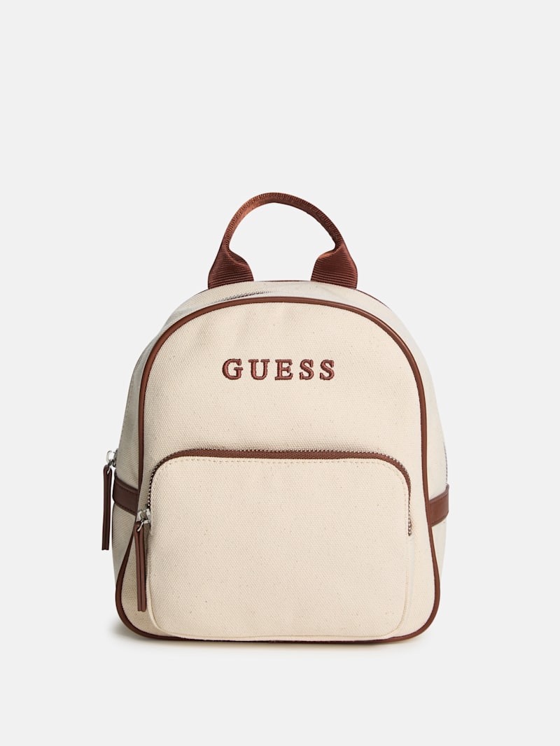 Canvas Logo Backpack | GUESS Factory