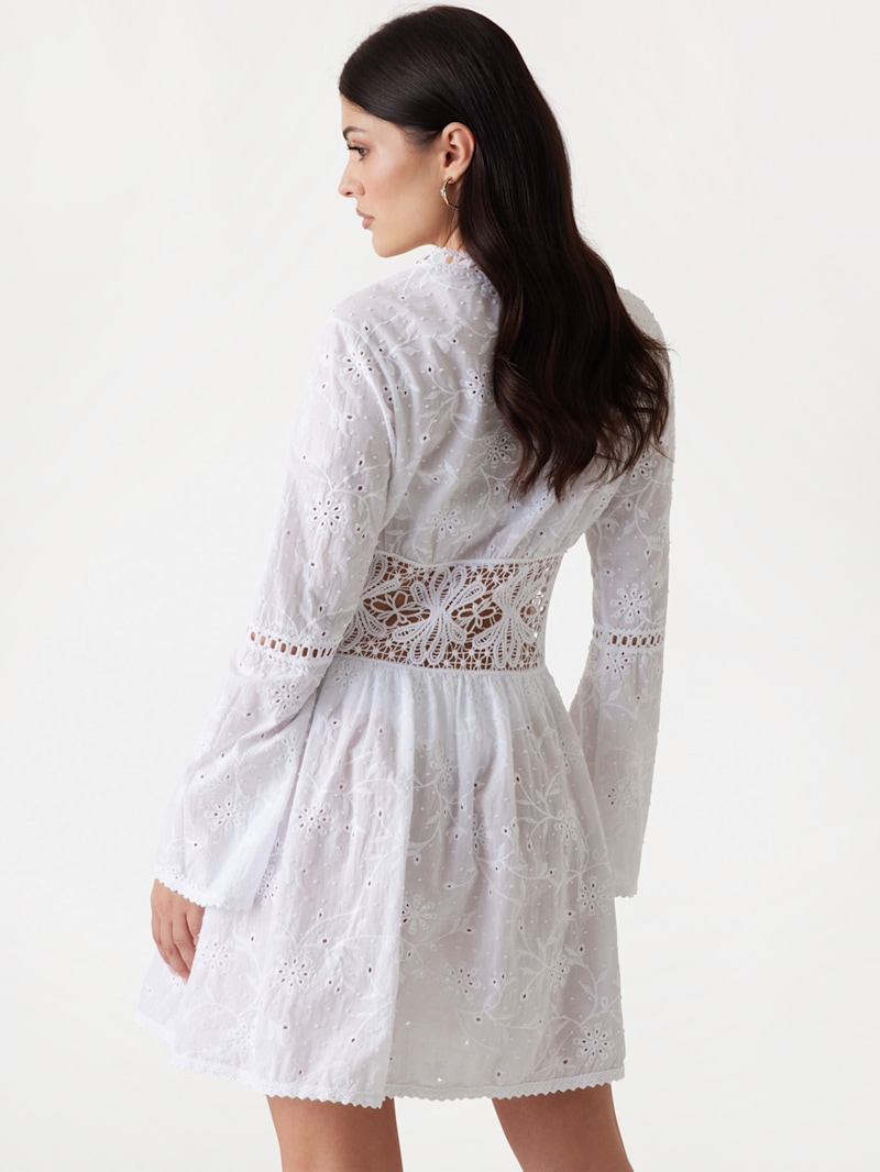 Embroidered Cotton Kimono | GUESS