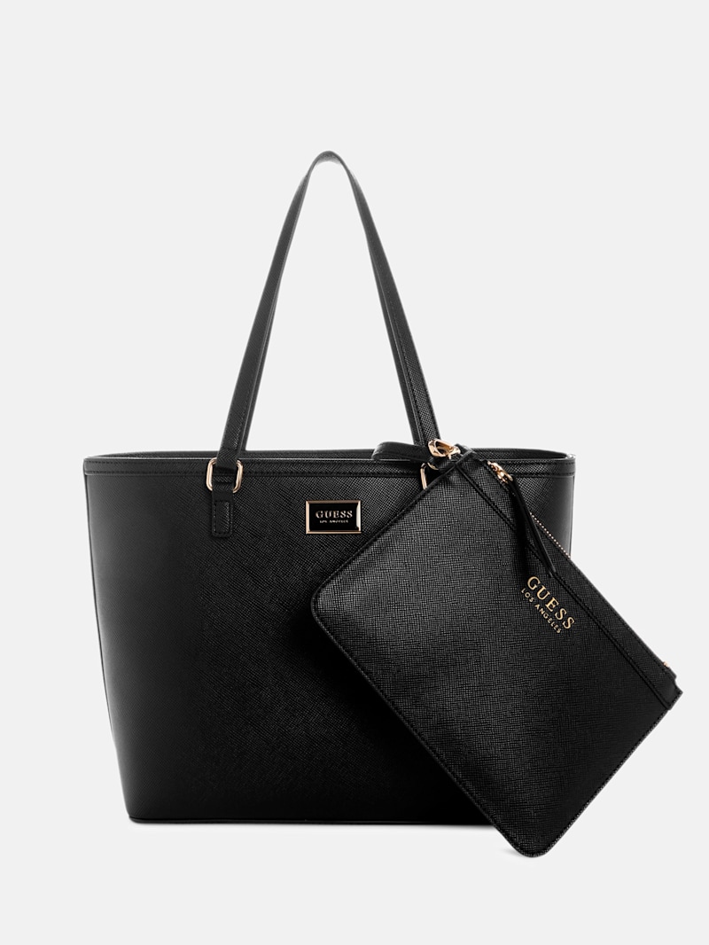Hilda Saffiano Tote | GUESS Factory
