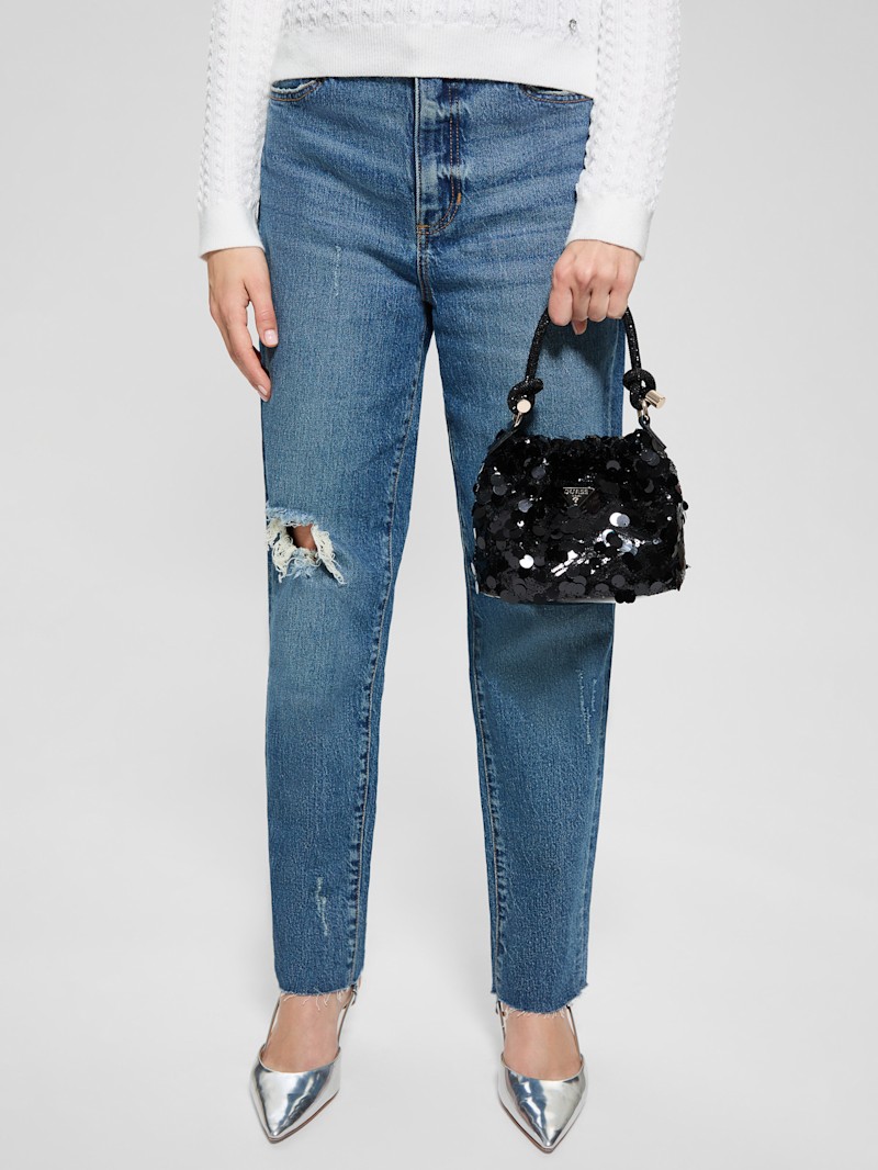 【GUESS】ドーシン Beauvoir Mini Top-Zip Shoulder Bag | GUESS
