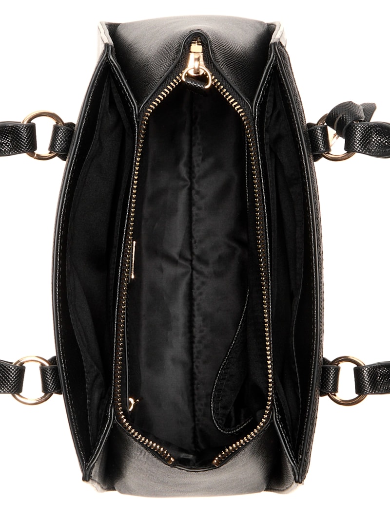 Kyrie Saffiano Satchel | GUESS Factory