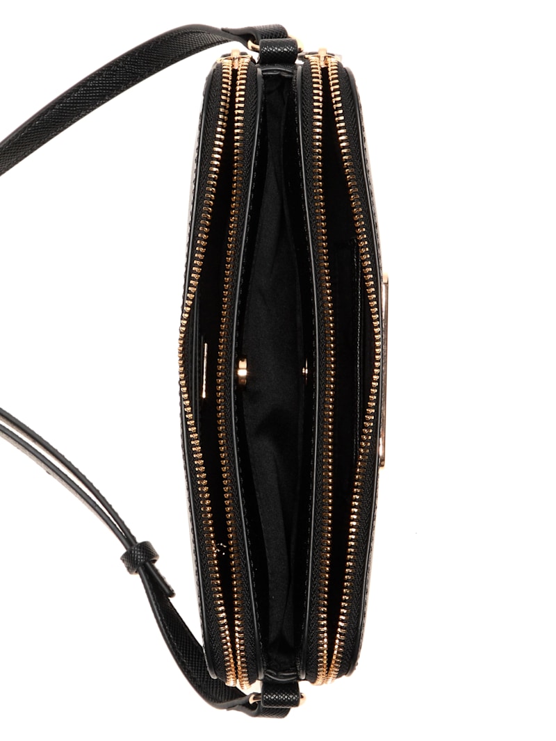 Kyrie Saffiano Top-Zip Crossbody | GUESS Factory